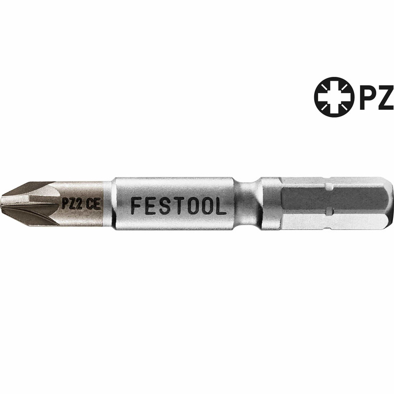 Centrotec Driver Bit - Recess or Bit Size:Pozi #1 - Length:2" - Pieces:2-Piece